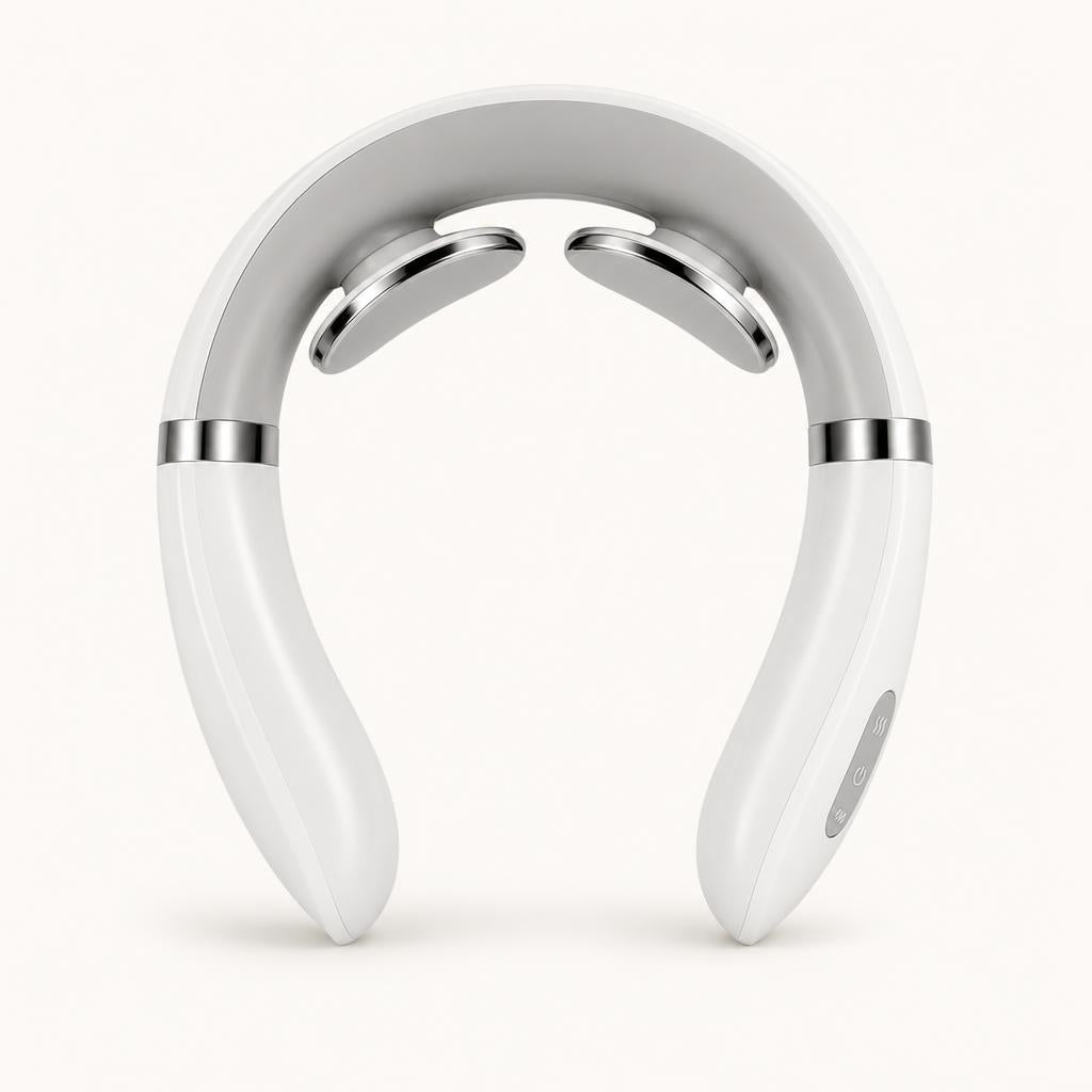NuvoRelax masajeador cervical, vista frontal de estudio